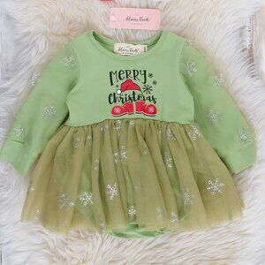Marie Nicole Magical Snowflakes Tulle Bubble 6/12 mos